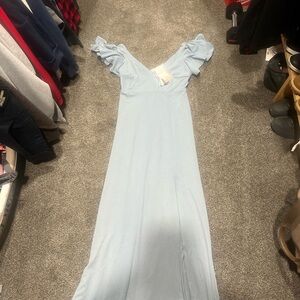 Birdy grey dress color dusty blue